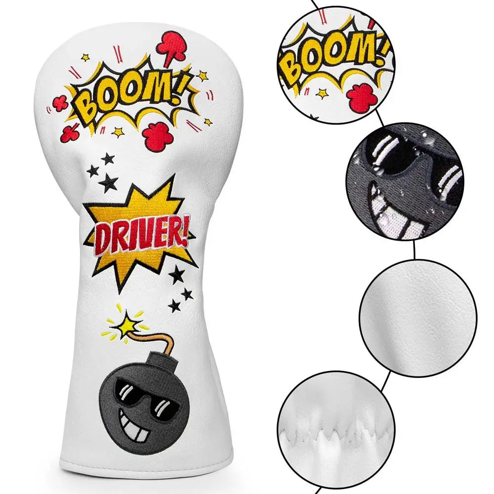 SwingFix Comic Boom Head Covers