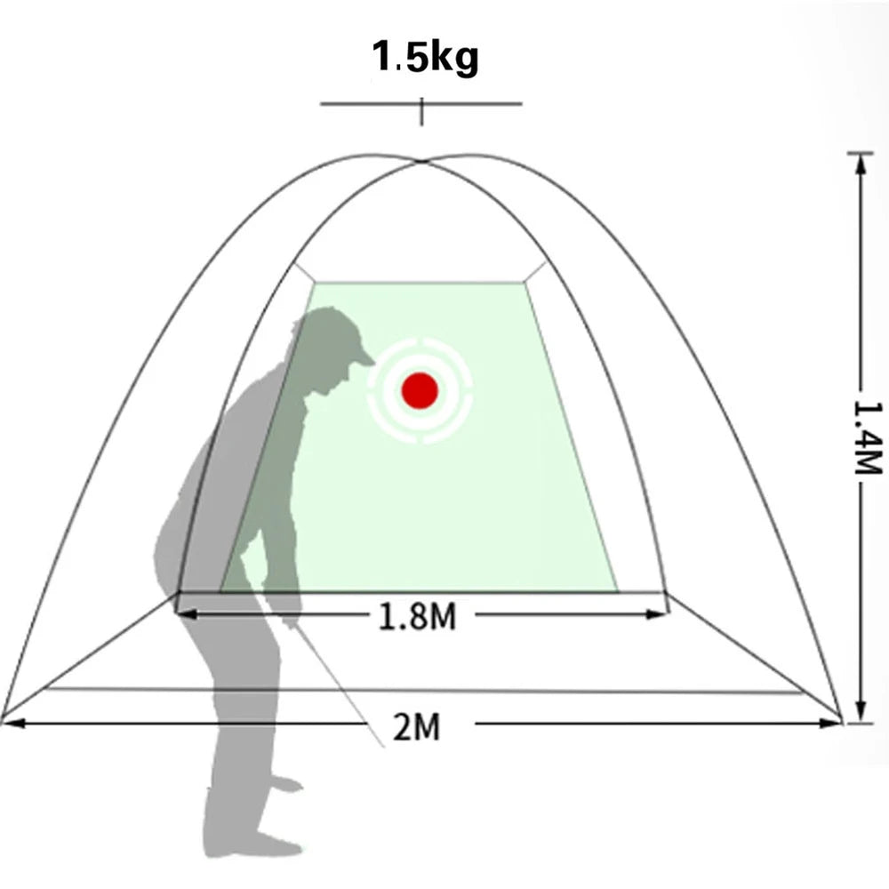 SwingFix Practice Net And Mat