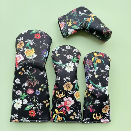 SwingFix Flower Golf Club Head Covers