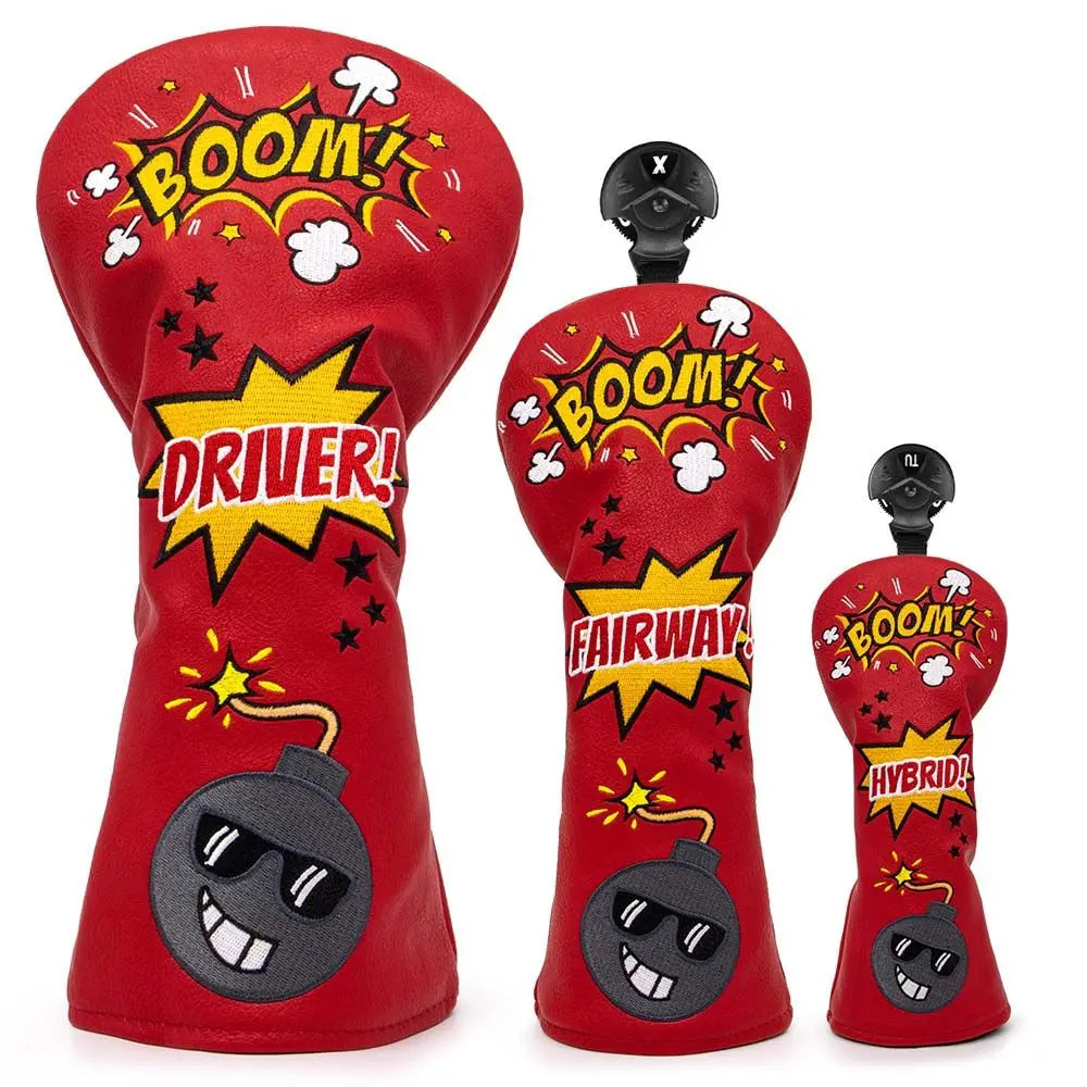 SwingFix Comic Boom Head Covers