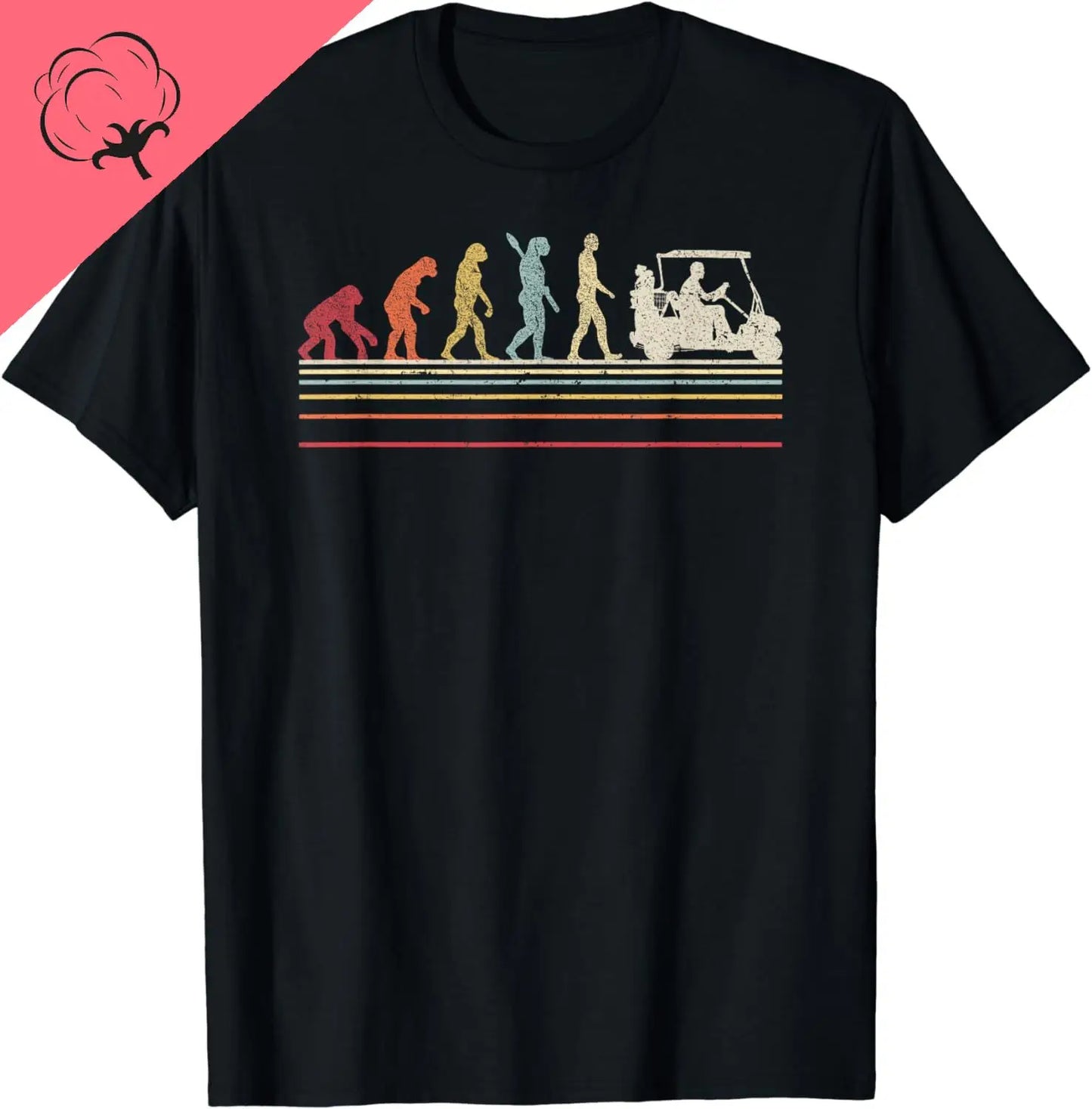 Golf Human Evolution T-shirt